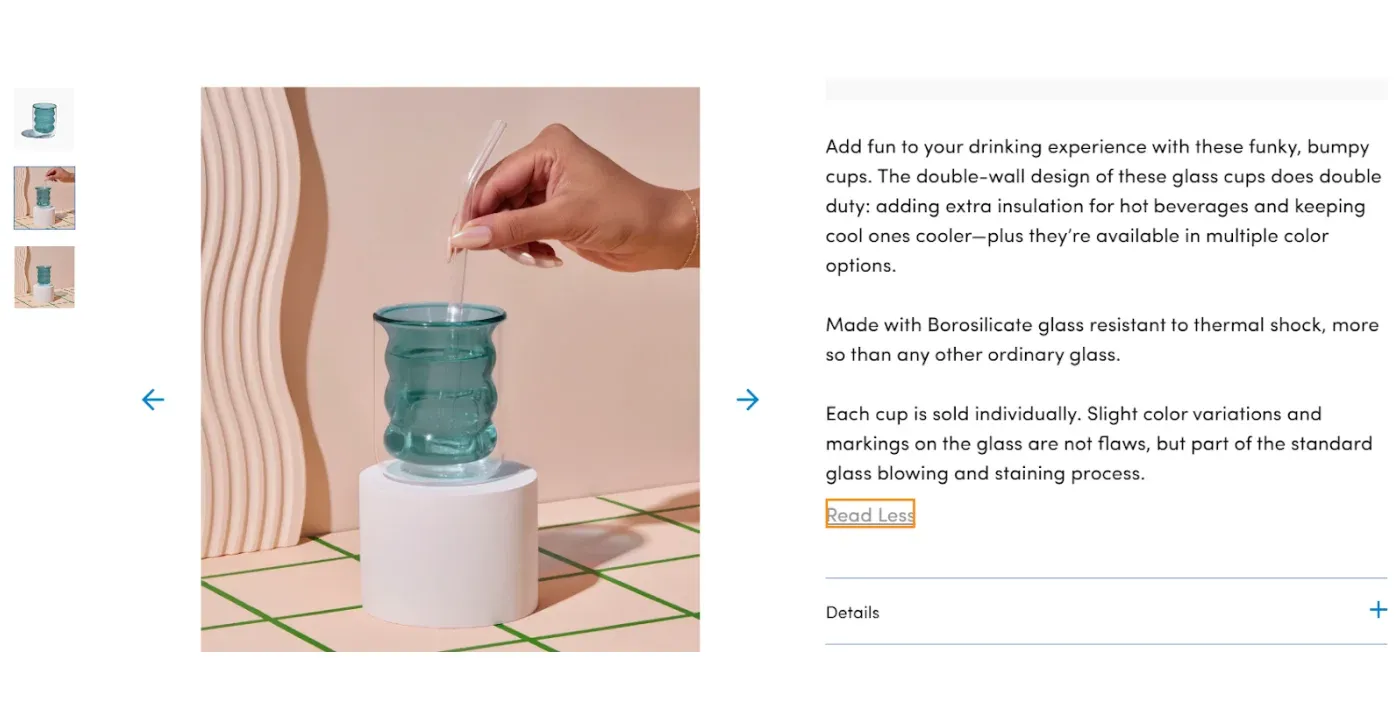 Poketo Shopify product page