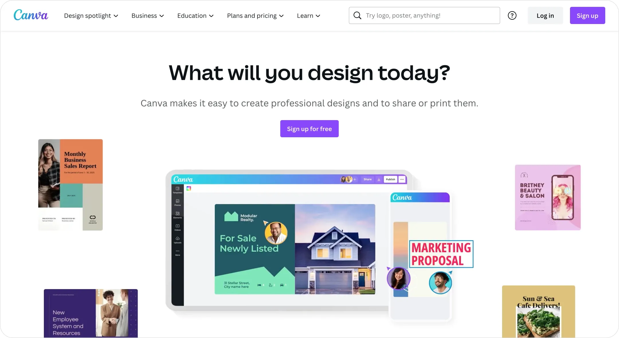 Canva website is a prime example of clean and minimalistic design Canva website is a prime example of clean and minimalistic design