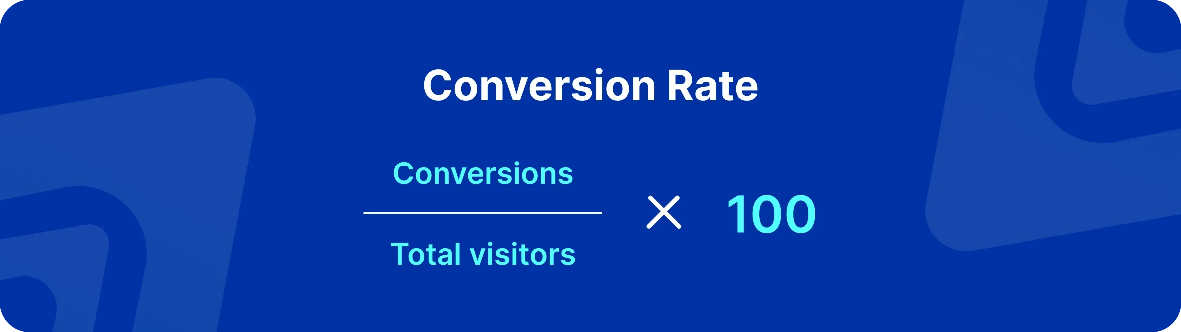 Conversion rate formula