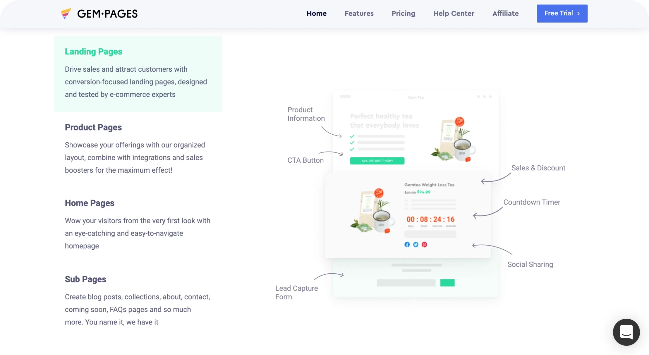 GemPages Flexible Page Builder
