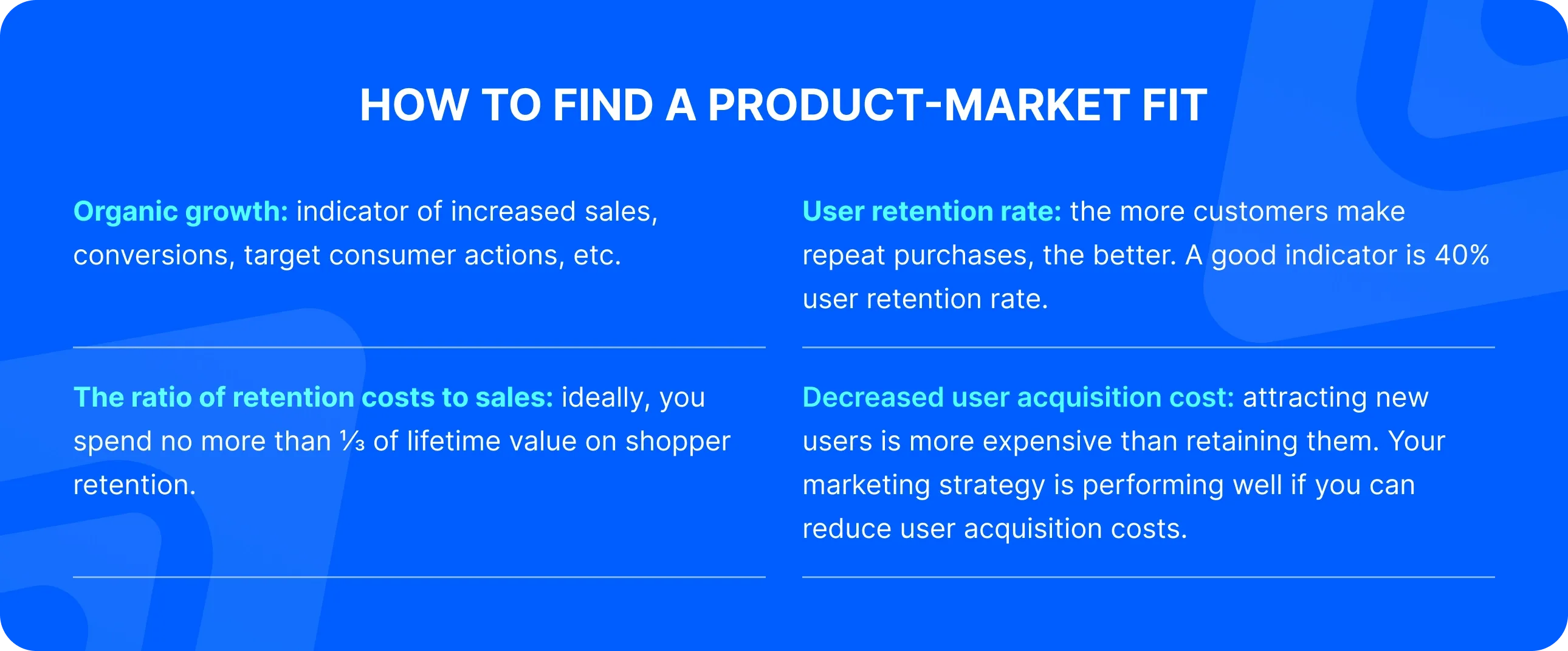 How to find a product-market fit