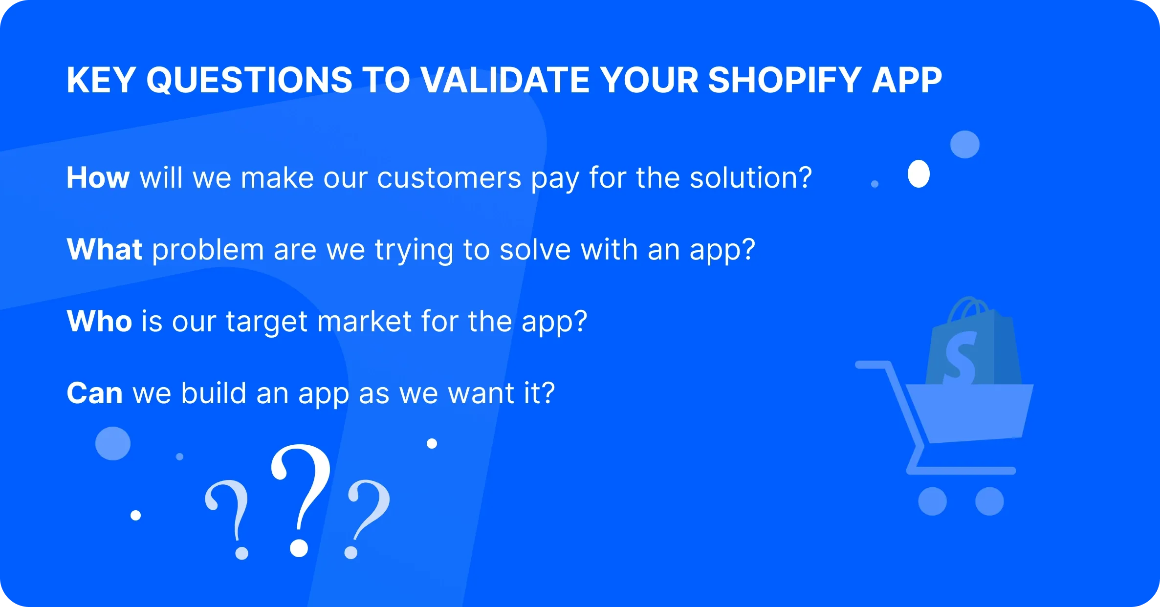 Key Questions to Validate Your Shopify App
