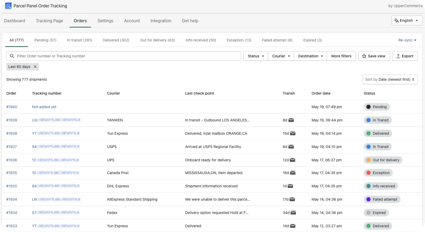 Parcel Panel Order Tracking.webp