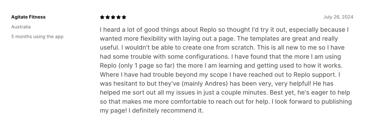 Replo feedback Replo feedback