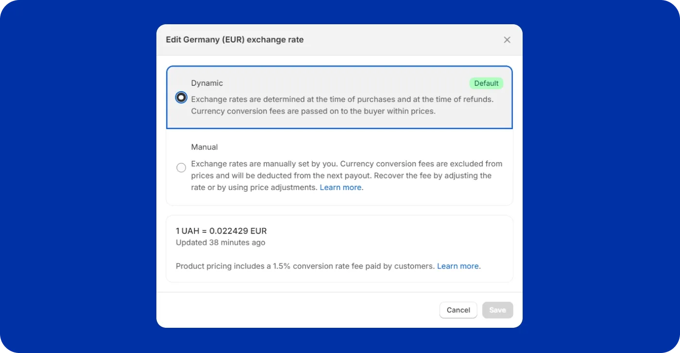 Shopify currency exchange Shopify currency exchange