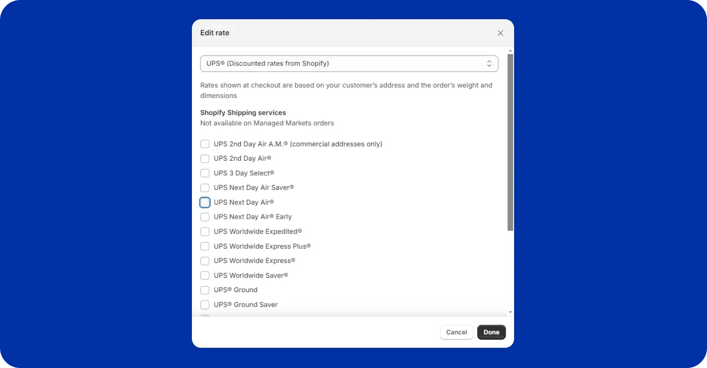 Shopify international delivery Shopify international delivery