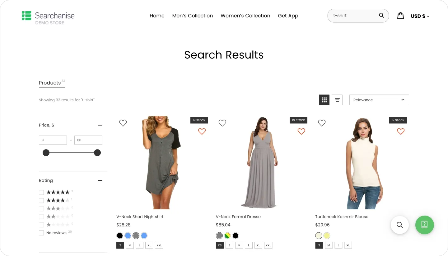 Smart Search & Instant Search
