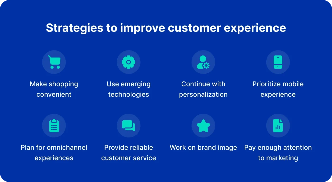 Strategies to improve customer experience